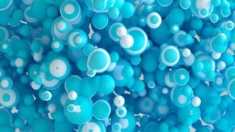 Abstract shape background. 3d illustration, 3d rendering. Stock Illustration