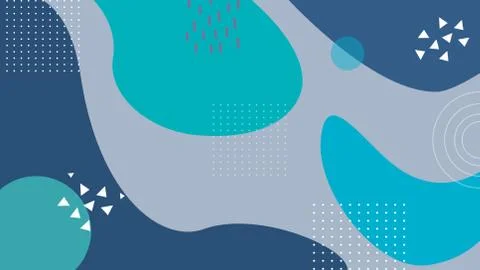 Abstract Shape Background cute vector illustration Stock Illustration