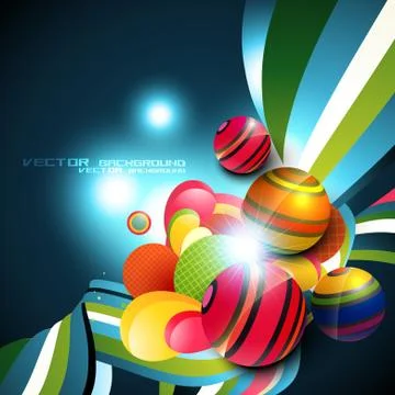 Abstract shape background Stock Illustration