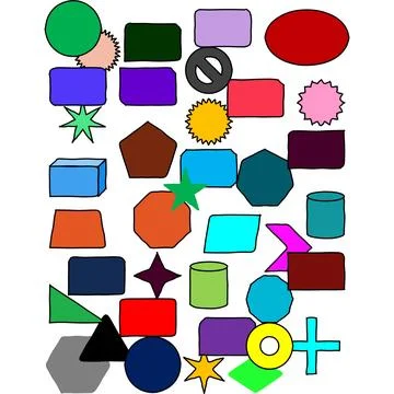 Abstract shape background Stock Illustration