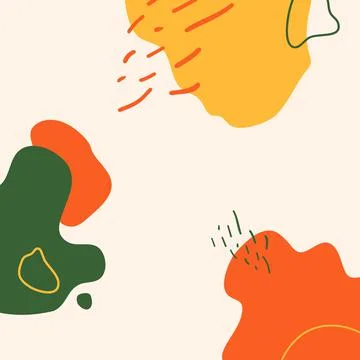 Abstract shape background or pattern. Creative modern graphic design template Illustrazione stock