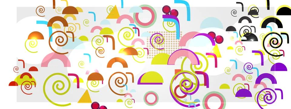 Abstract Shape Background for Web Design ,Print, Presentation, banner design Stock Illustration