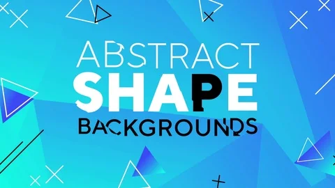 Abstract Shape Backgrounds 스톡 After Effects
