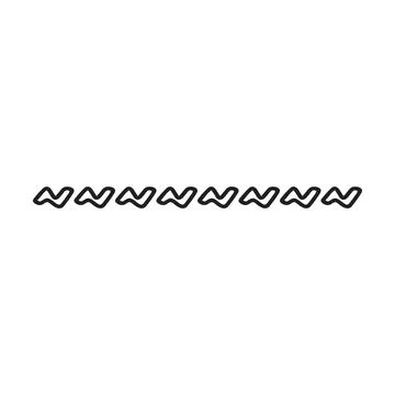 Abstract shape border line frame design icon for decorative vintage doodle .. Illustrazione stock