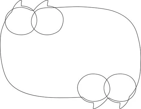 Abstract shape with circles and triangles Vector Illustrazione stock