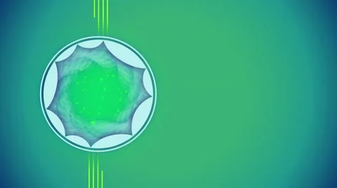 Abstract shape circles animation with lines. Stock Footage 58776563