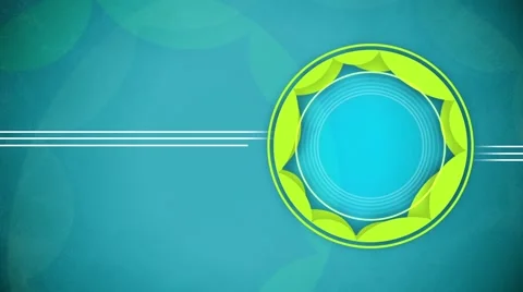 Abstract shape circles animation with lines. Stock Footage 58776611