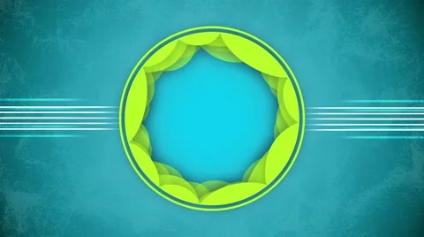 Abstract shape circles animation with lines. Stock Footage 58776666