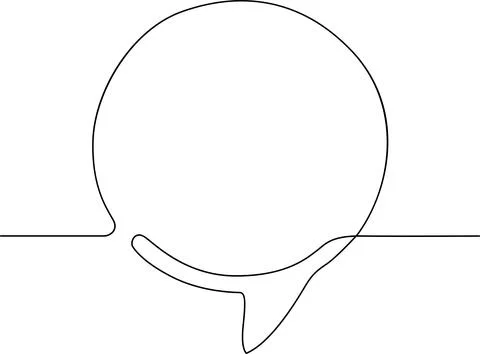 Abstract shape with curved line Vector Illustrazione stock
