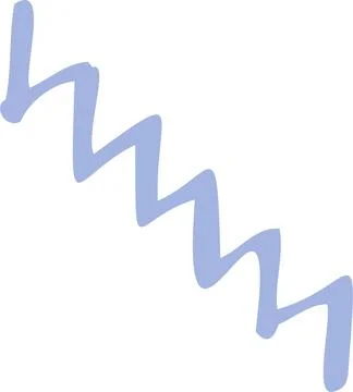 Abstract shape in doodle style. elements for design of various decorative i.. 库存插图