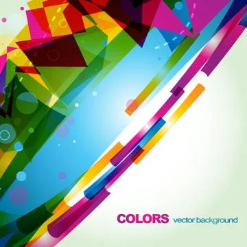 Abstract shape eps10 colorful background Stock Illustration