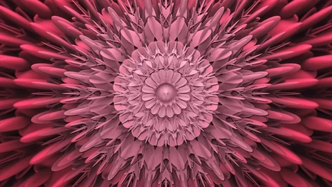 Abstract Shape Floral Background Loop Stock Footage 129453917