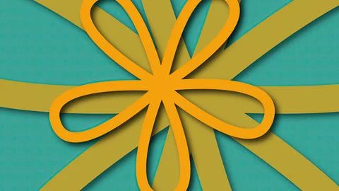 Abstract shape flower Stock Illustration