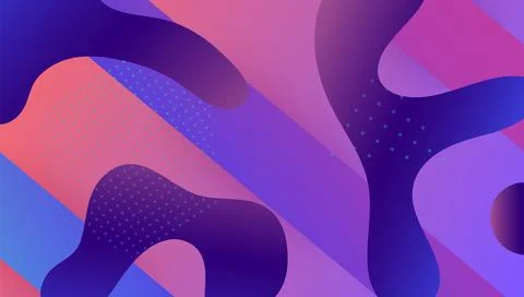 Abstract Shape. Fluid Texture. Creative Brochure. Geometric Cove Stock Illustration