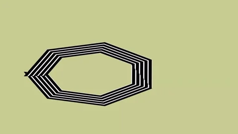 Abstract shape. Video stock 305685697
