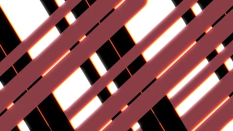 Abstract shape geometric animation with drawing lines. Moving stripes with r Stock Footage 246679251