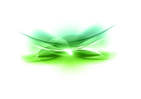 Abstract shape - green Stock Illustration