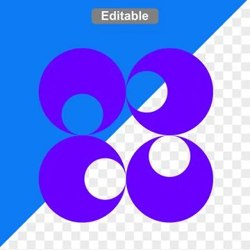 Abstract shape icons 스톡 일러스트