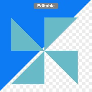 Abstract shape icons Ilustração Stock