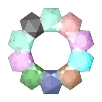 Abstract shape Illustrazione stock