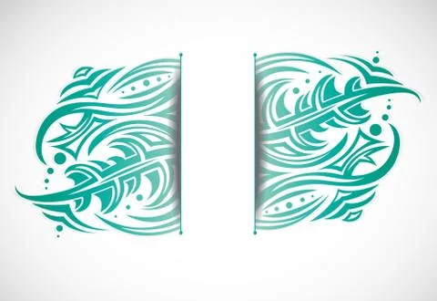 Abstract shape. Stock Illustration