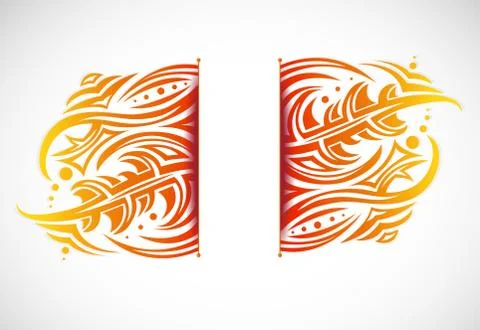 Abstract shape. Stock Illustration