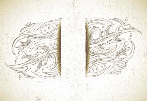 Abstract  shape. Stock Illustration