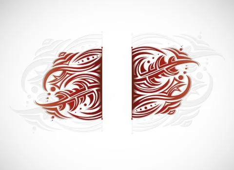 Abstract shape. Stock Illustration