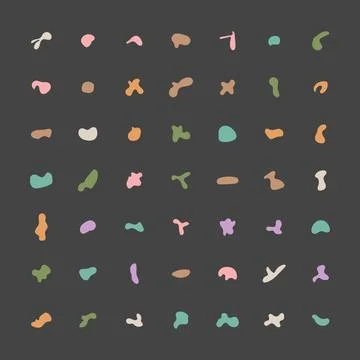 Abstract shape illustration Stock Illustration