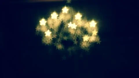 Abstract Shape of Lights bokeh background.Blurred light. Stock Photos