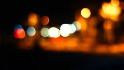 Abstract Shape of Lights bokeh background.Blurred light. Stock Photos