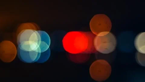 Abstract Shape of Lights bokeh background.Blurred light. Stock Photos