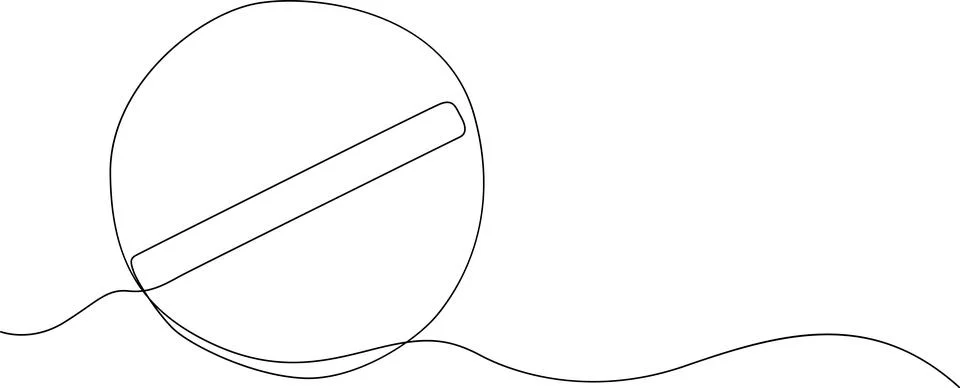 Abstract shape with line Vector Illustrazione stock