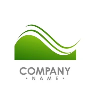 Abstract shape logo. Vector abstract logo. Abstract design element. Modern lo Stock Illustration