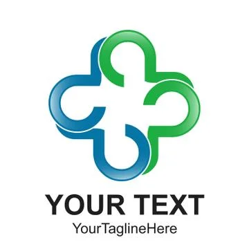 Abstract shape logo. Vector abstract logo. Abstract design element. Modern lo Stock Illustration