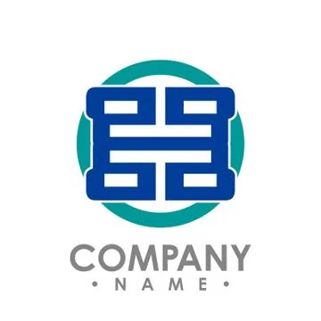 Abstract shape logo. Vector abstract logo. Abstract design element. Modern lo Stock Illustration