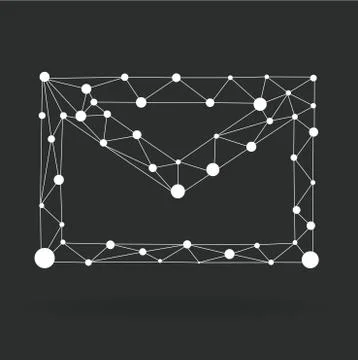 Abstract shape mail Stock-Illustration