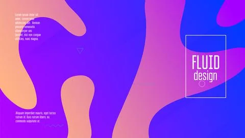 Abstract Shape. Multicolor Paper. Cool Colorful Wallpaper. Tech Stock-Illustration