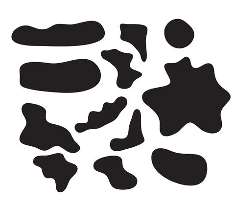 Abstract shape object on white background. Vector Illustration Illustrazione stock