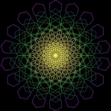 Abstract shape pattern Stock Illustration