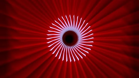 Abstract Shape &amp; Red Ray Lights Video stock 145746553