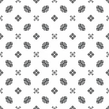 Abstract shape seamless, ornament pattern ready to print Stock Illustration