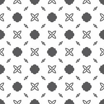 Abstract shape seamless, ornament pattern ready to print Stock Illustration