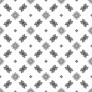 Abstract shape seamless, ornament pattern ready to print Stock Illustration