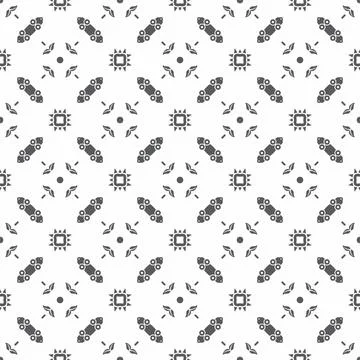 Abstract shape seamless, ornament pattern ready to print Stock Illustration