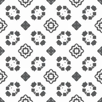 Abstract shape seamless, ornament pattern ready to print Stock Illustration