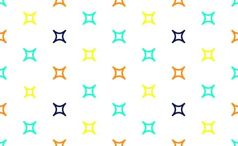 Abstract shape seamless pattern background template Stock Illustration