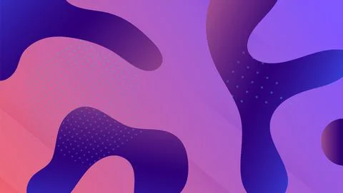 Abstract Shape. Spectrum Frame. Modern Screen. Wavy Landing Page Stock Illustration