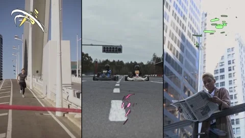 Abstract Shape Titles for After Effects After Effects stock