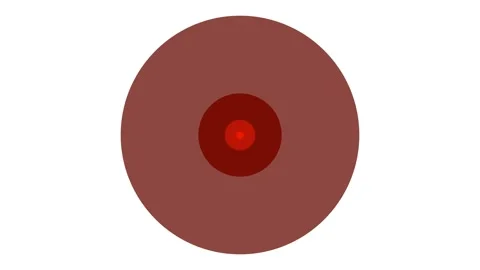 Abstract shape transition animation in 4K transitions between white and red Stock Footage 333412141
